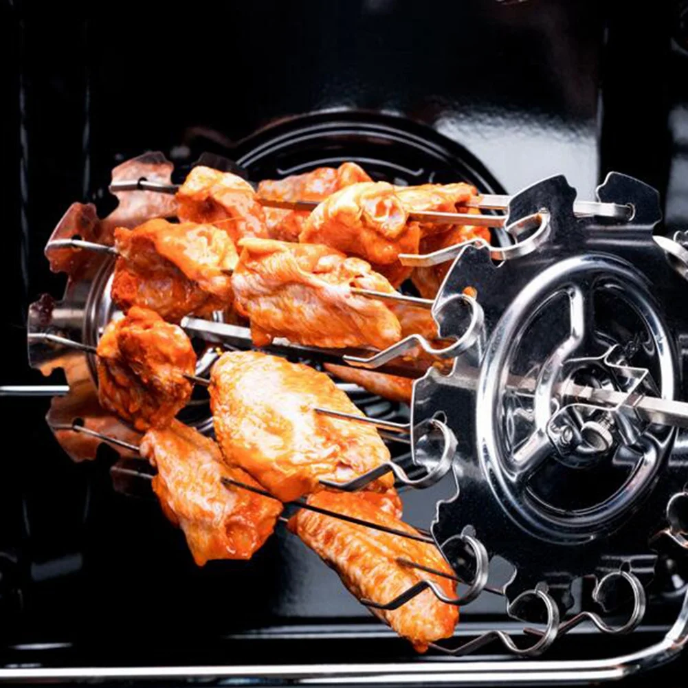 B06B-BBQ Steel Metal Roaster Rotisserie Skewers Needle Cage Oven Kebab Maker Grill Tools
B06B-BBQ Steel Metal Roaster Rotisserie Skewers Needle Cage Oven Kebab Maker Grill Tools