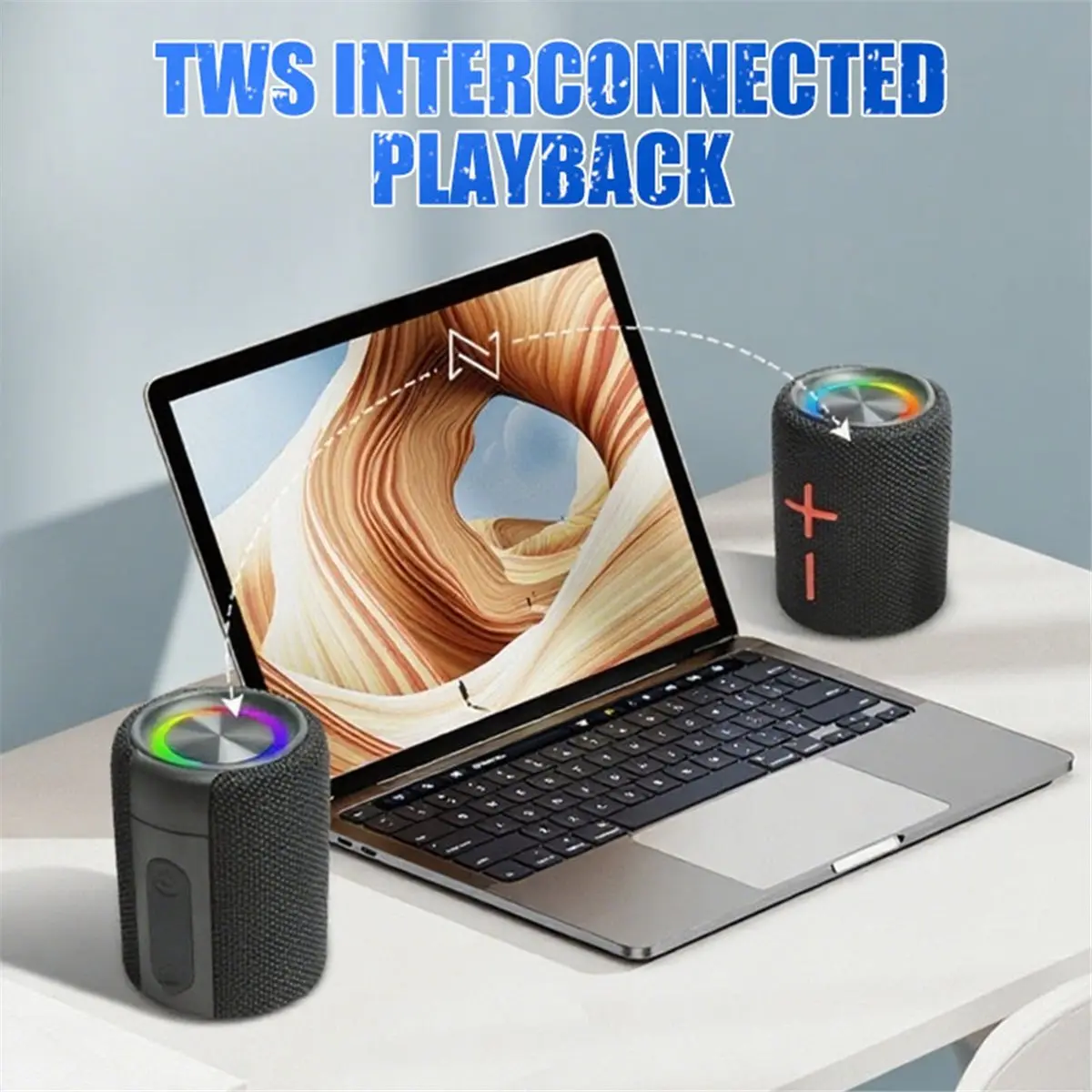 A78I 2 in 1 Magnetic Dual Splittable Bluetooth Speaker Split Wireless Bluetooth Speaker 360° Sound HIFI Stereo
A78I 2 in 1 Magnetic Dual Splittable Bluetooth Speaker Split Wireless Bluetooth Speaker 360° Sound HIFI Stereo
