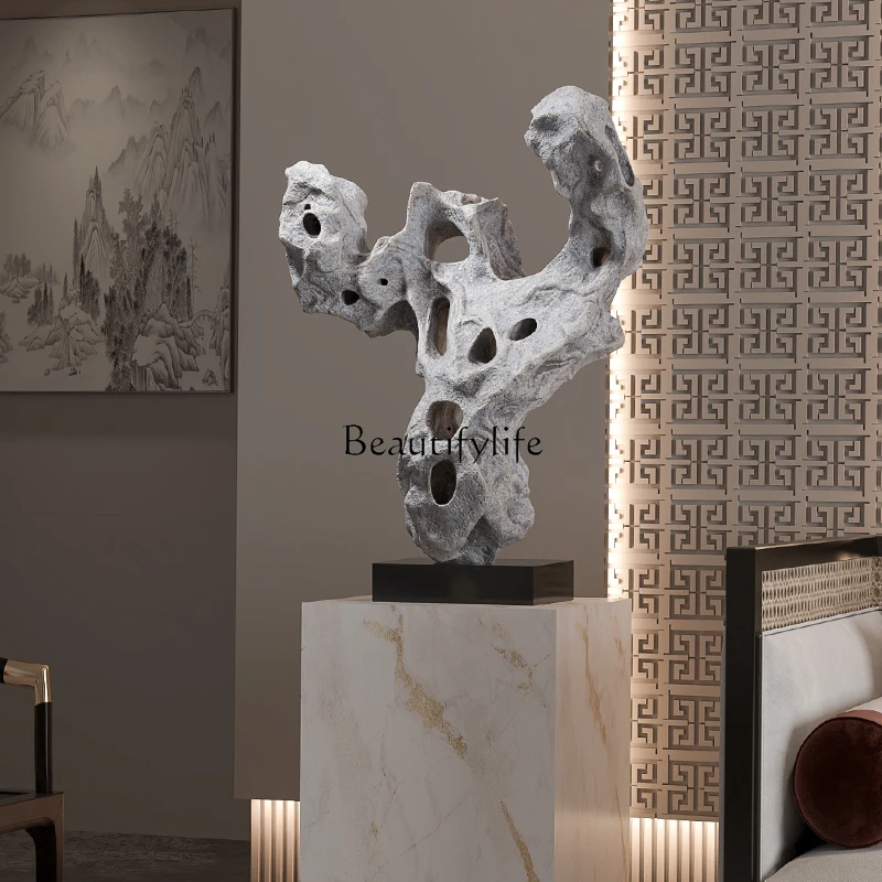 New Chinese Style Taihu Stone Sculpture Ornament Hotel Lobby Decoration Zen Floor Artwork
New Chinese Style Taihu Stone Sculpture Ornament Hotel Lobby Decoration Zen Floor Artwork
