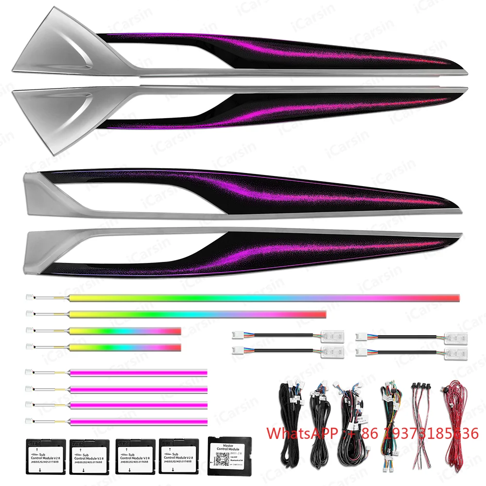 ICarsin 64 Colors Dynamic G30 Ambient Light for BMW 5 Series 2017-2023 Europe Version Screen Control Interior Lighting Upgrade
ICarsin 64 Colors Dynamic G30 Ambient Light for BMW 5 Series 2017-2023 Europe Version Screen Control Interior Lighting Upgrade