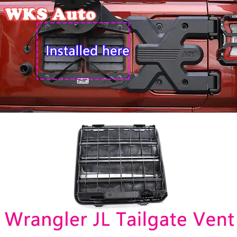 1 piece Car Tailgate Plastic Air Intake Vent For 2007-2022 Jeep Wrangler JK JKU JL Exterior Accessories Auto Parts
1 piece Car Tailgate Plastic Air Intake Vent For 2007-2022 Jeep Wrangler JK JKU JL Exterior Accessories Auto Parts