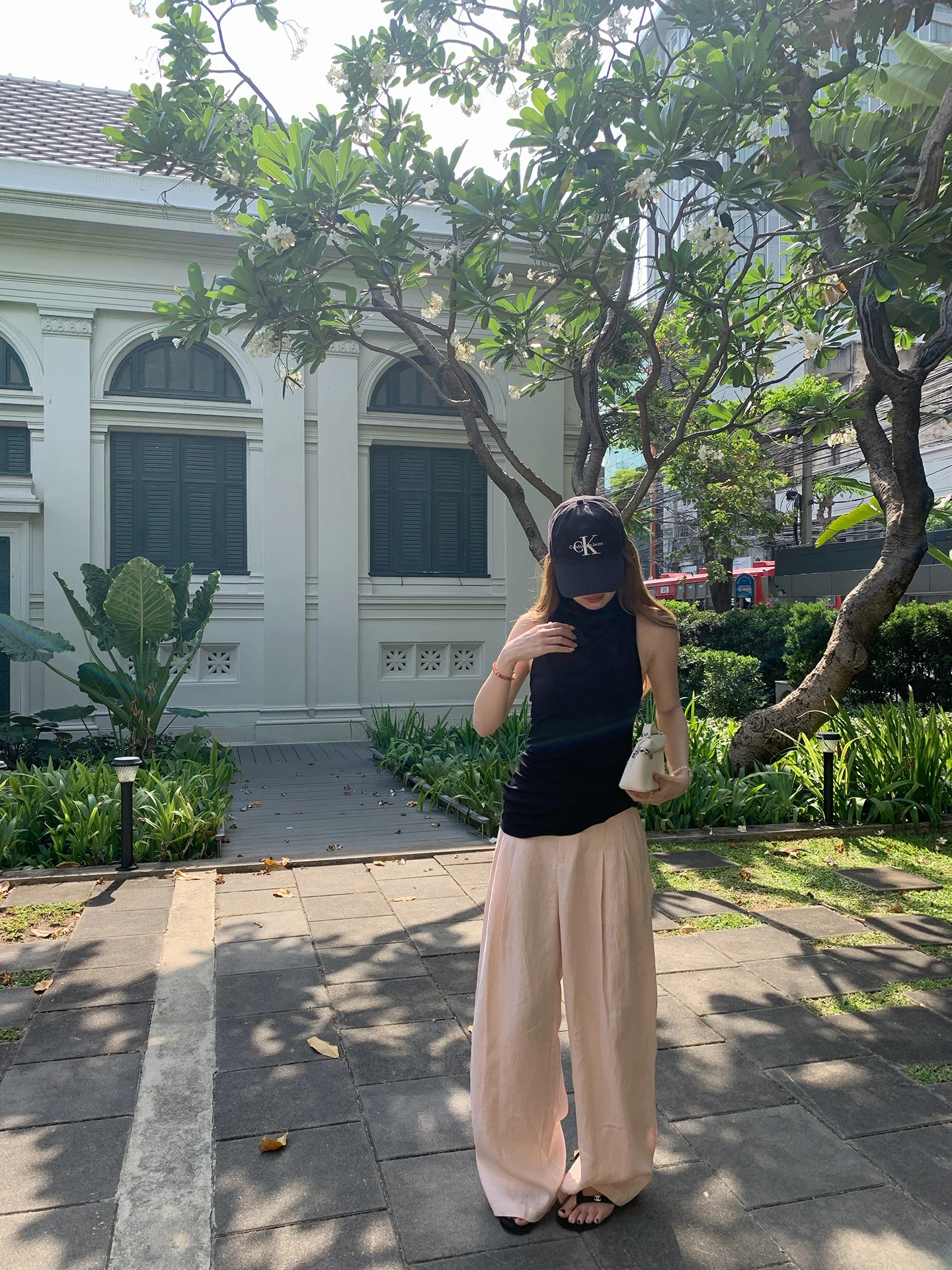 Yoyozizhi Summer Casual Pants Women's Loose Fit Straight Leg Cotton Linen Trousers in Pink Full Linen Drapey Wide Leg
Yoyozizhi Summer Casual Pants Women's Loose Fit Straight Leg Cotton Linen Trousers in Pink Full Linen Drapey Wide Leg