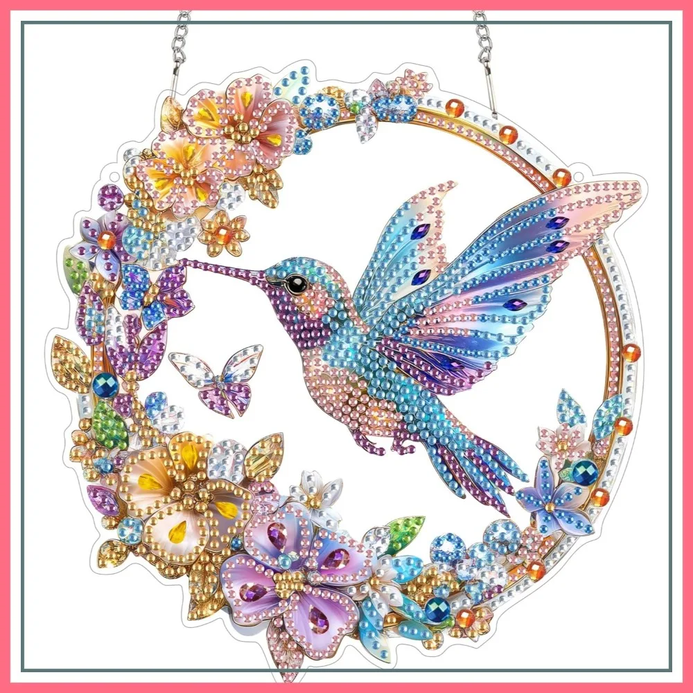 Crystal Diamond Painting Pendant Suncatcher Kit, Special Shape DIY Bird Hanging Art, Spring Summer Window Decor 7.6x7.3 Inch
Crystal Diamond Painting Pendant Suncatcher Kit, Special Shape DIY Bird Hanging Art, Spring Summer Window Decor 7.6x7.3 Inch