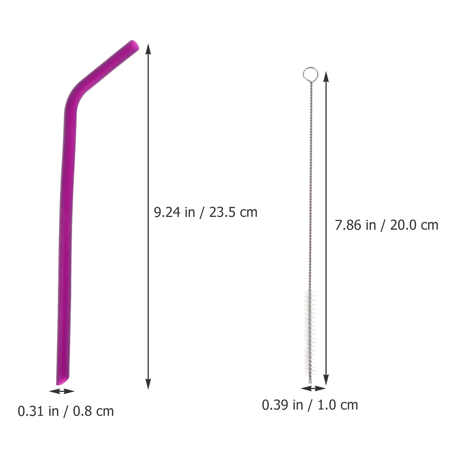 1Set Silicone Straw Set Short Metal Reusable Cocktail Juice Drinking Straws Washable with Cleaning Brush Short Metal Straw
1Set Silicone Straw Set Short Metal Reusable Cocktail Juice Drinking Straws Washable with Cleaning Brush Short Metal Straw
