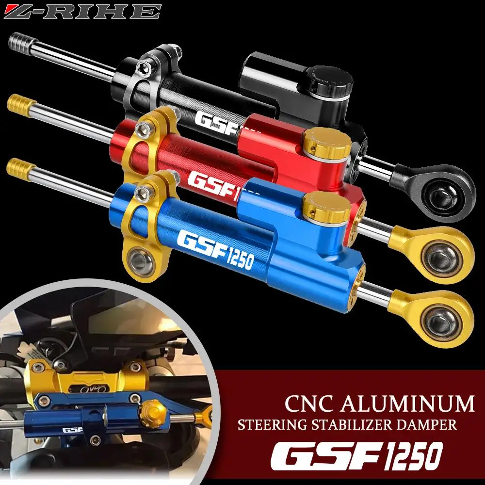 Motorcycle For Suzuki GSF1250 BANDIT 2007-2018 2017 2016 2015 2014 GSF 1250 CNC Aluminum Adjustable Steering Damper Stabilizer
Motorcycle For Suzuki GSF1250 BANDIT 2007-2018 2017 2016 2015 2014 GSF 1250 CNC Aluminum Adjustable Steering Damper Stabilizer