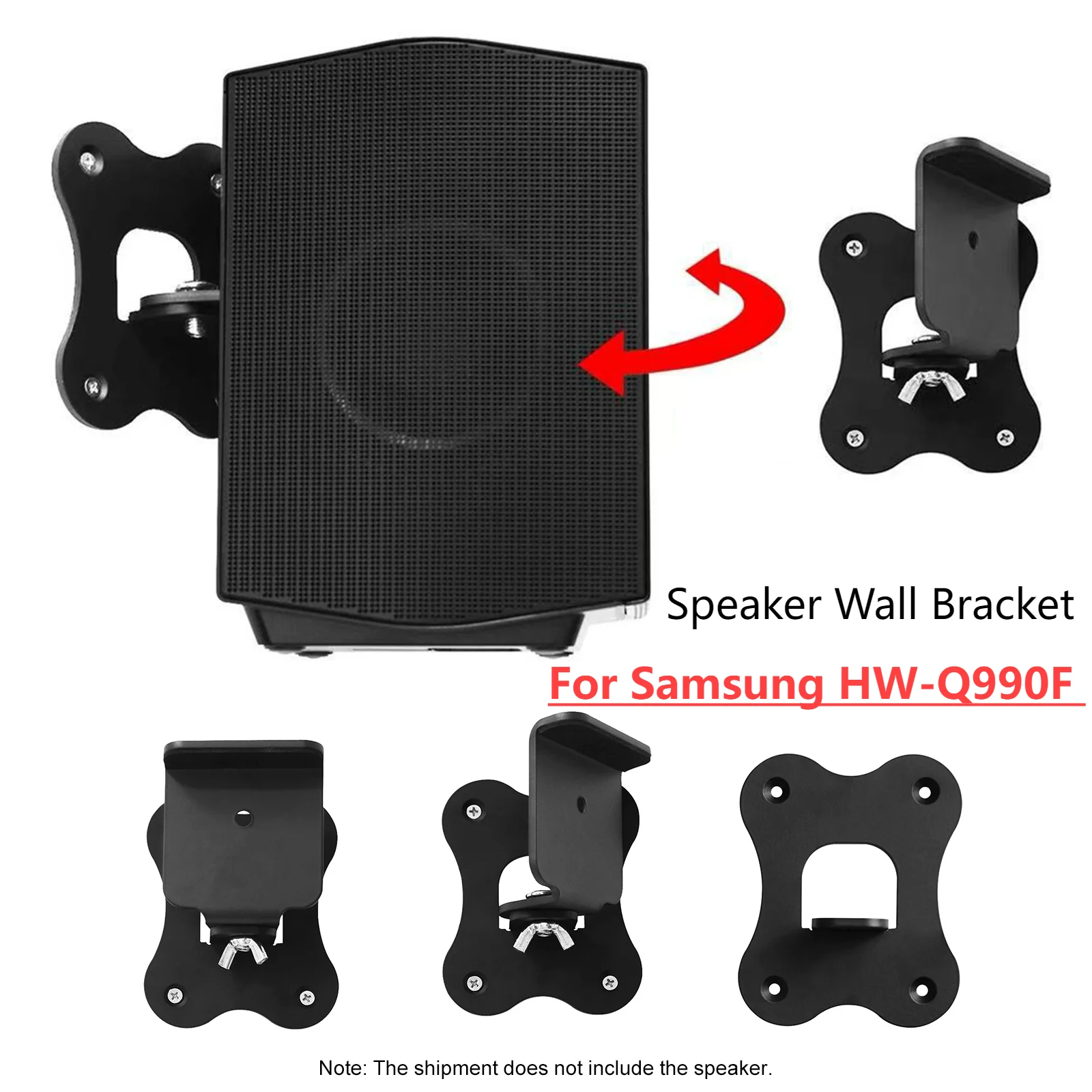 Настенный кронштейн для динамика, металлический настенный кронштейн для домашнего кинотеатра, винты в комплекте для Samsung HW-Q990F, задняя подставка для динамика объемного звучания
Настенный кронштейн для динамика, металлический настенный кронштейн для домашнего кинотеатра, винты в комплекте для Samsung HW-Q990F, задняя подставка для динамика объемного звучания