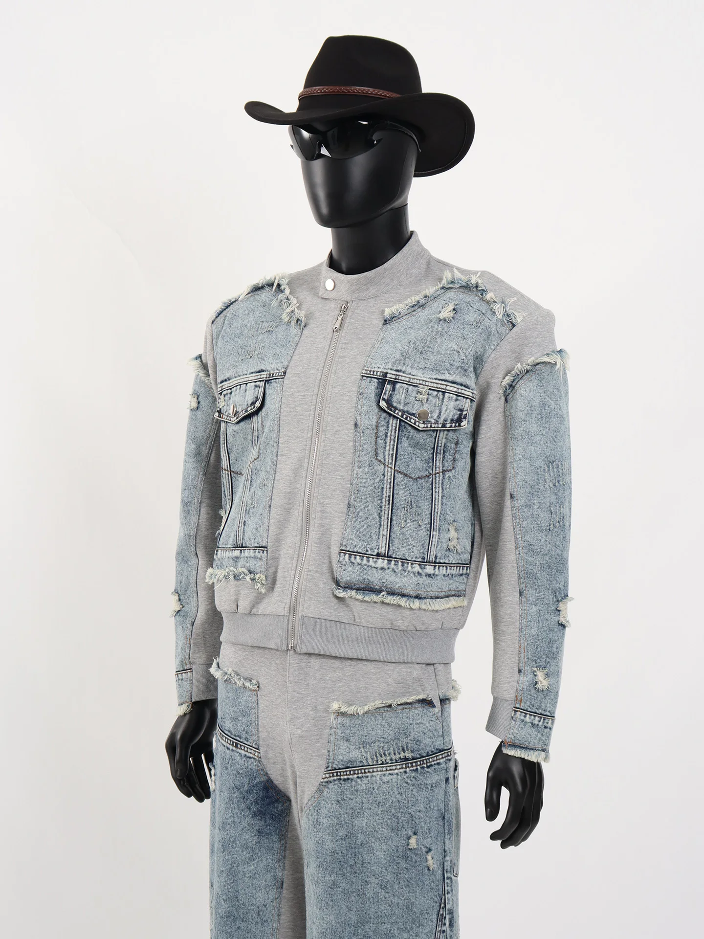 Starlit American Retro Washed Denim Jacket Men's High-End Loose Casual Jacket Set Youth Trend Polyester Fiber Long Sleeve...
Starlit American Retro Washed Denim Jacket Men's High-End Loose Casual Jacket Set Youth Trend Polyester Fiber Long Sleeve...