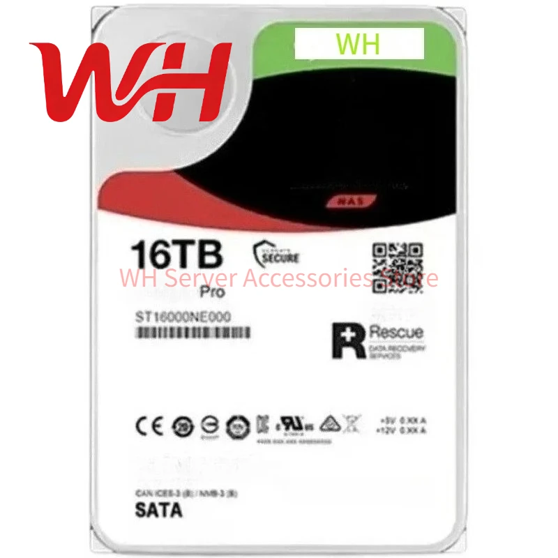 ST16000NE000 for Seagate for IronWolf Pro 16TB Internal 7200RPM 3.5" NAS HDD Hard Disk Drive
ST16000NE000 for Seagate for IronWolf Pro 16TB Internal 7200RPM 3.5" NAS HDD Hard Disk Drive
