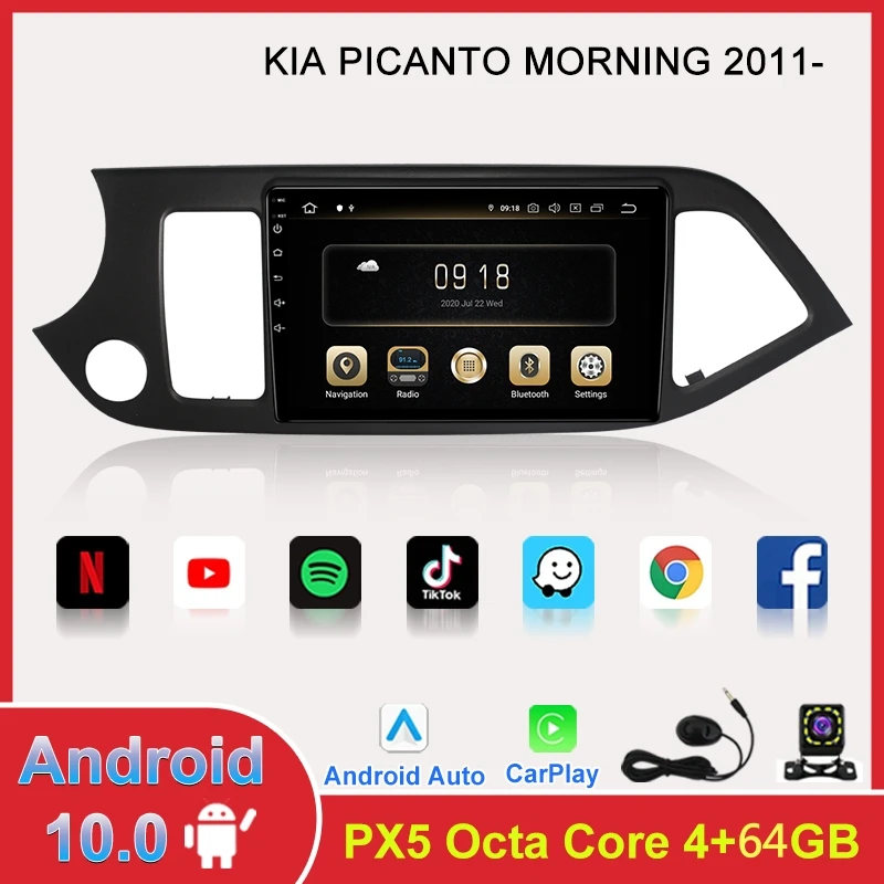 Android Car Multimedia Radio For KIA Picanto Morning 2011- Touch Screen Stereo Auto Carplay GPS Navigation DVD RDS Head Unit
Android Car Multimedia Radio For KIA Picanto Morning 2011- Touch Screen Stereo Auto Carplay GPS Navigation DVD RDS Head Unit