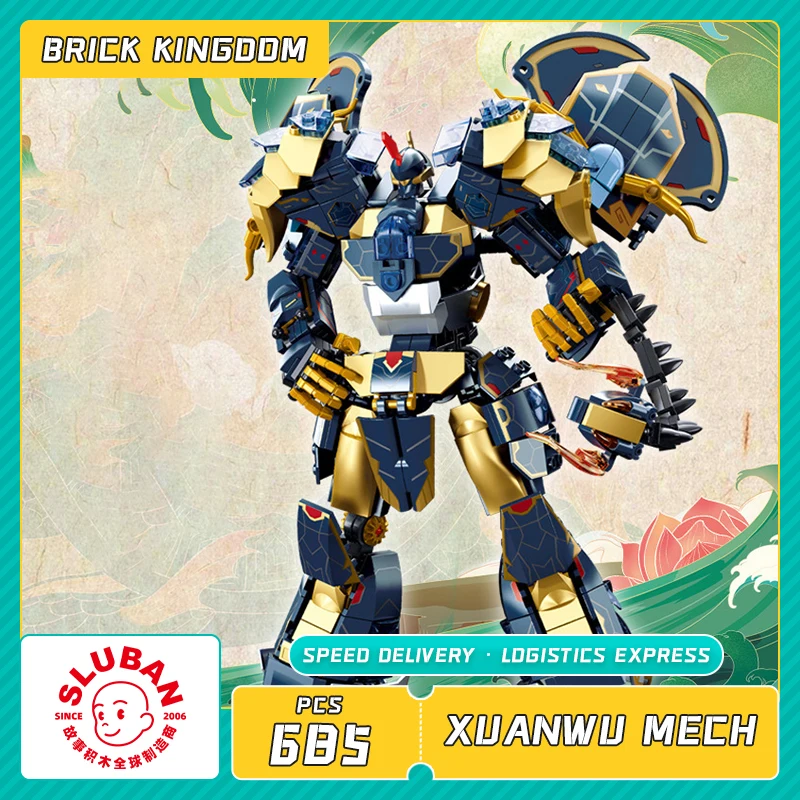 Xuanwu God Mech Bricks Mecha Action Figure - Educational Assembly Toy Robot for Children Building Blocks Gift for Boys
Xuanwu God Mech Bricks Mecha Action Figure - Educational Assembly Toy Robot for Children Building Blocks Gift for Boys