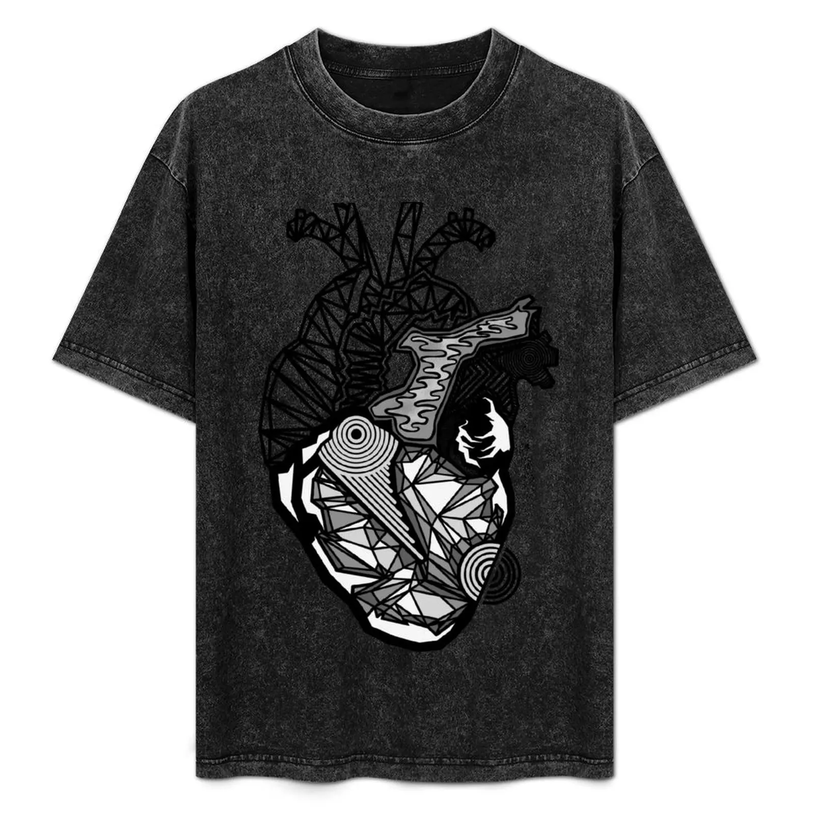 Geometric Heart T-Shirt Water Resistant Casual T-Shirt
Geometric Heart T-Shirt Water Resistant Casual T-Shirt