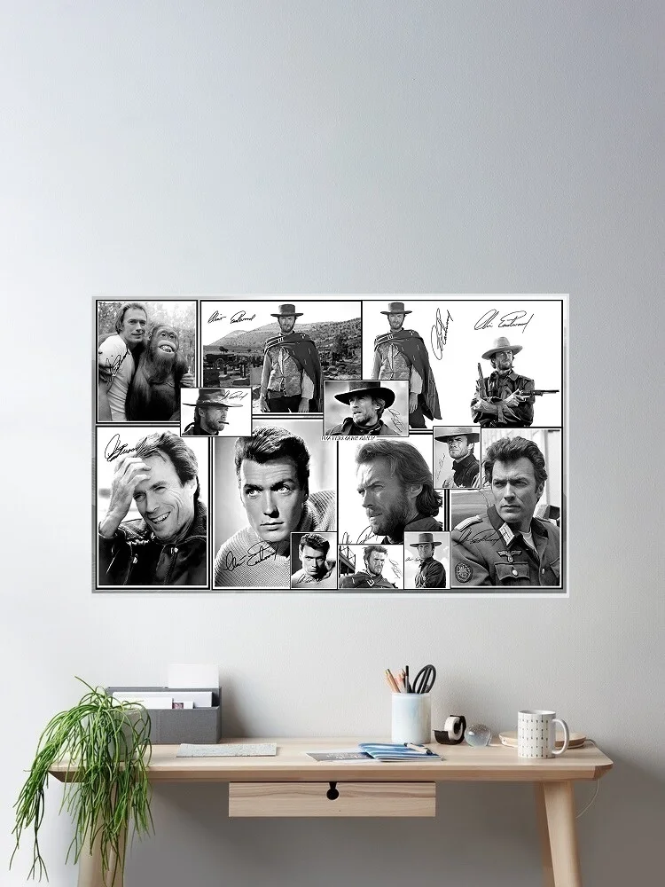 Clint Eastwood, Signed Movie, Art Print Silk Poster Home Wall Decor
Clint Eastwood, Signed Movie, Art Print Silk Poster Home Wall Decor