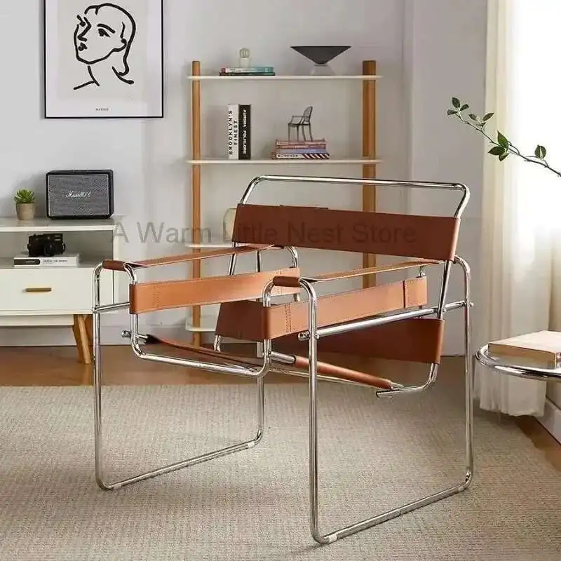 Chair Nordic Vassili Leisure Chair Single Medieval Industrial Style Bauhaus Saddle Leather Simple Network Red Photo Furniture
Chair Nordic Vassili Leisure Chair Single Medieval Industrial Style Bauhaus Saddle Leather Simple Network Red Photo Furniture