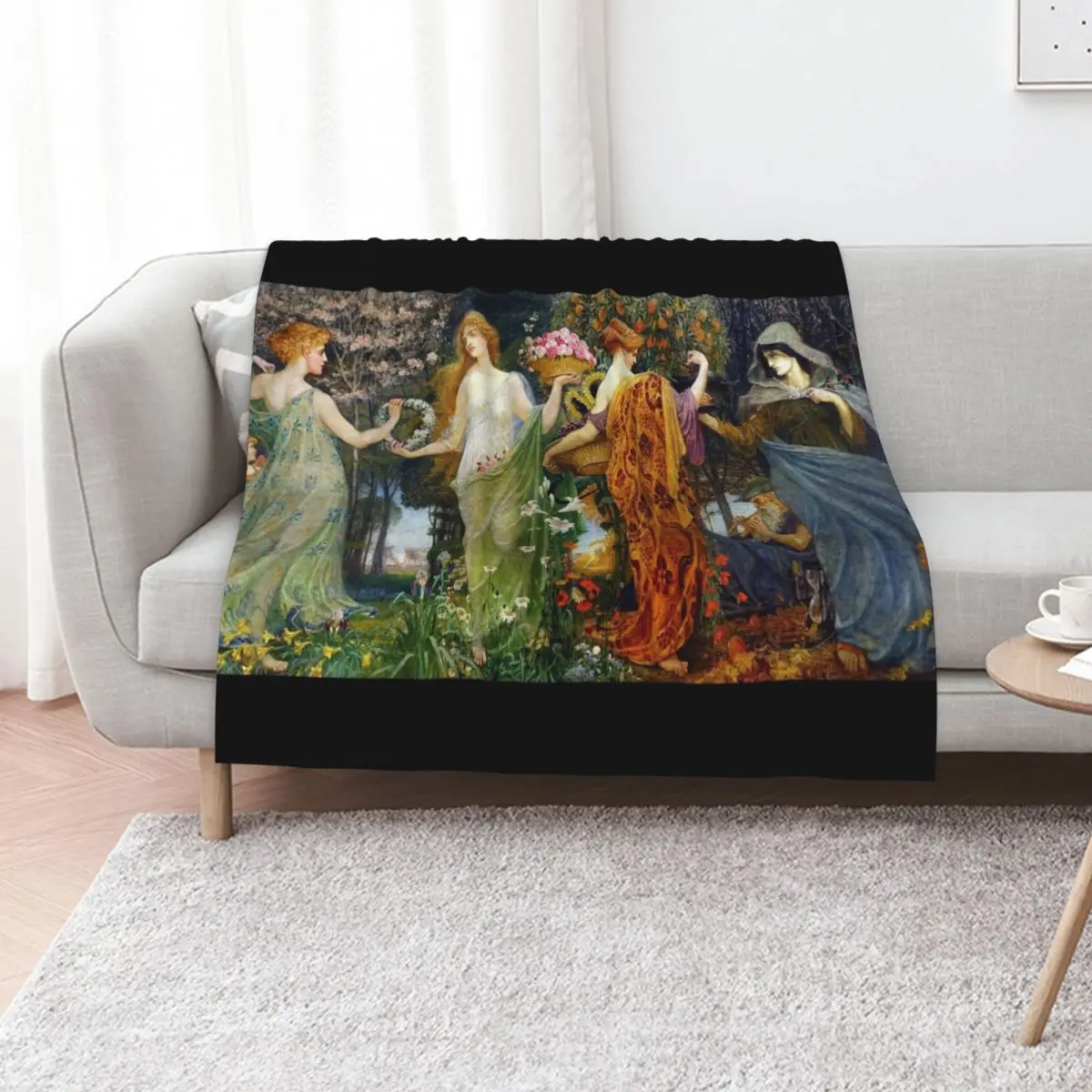 The Masque For the Four Seasons - Walter Crane Throw Blanket Decorative Sofa Fashion Sofas for sofa for winter Blankets
The Masque For the Four Seasons - Walter Crane Throw Blanket Decorative Sofa Fashion Sofas for sofa for winter Blankets