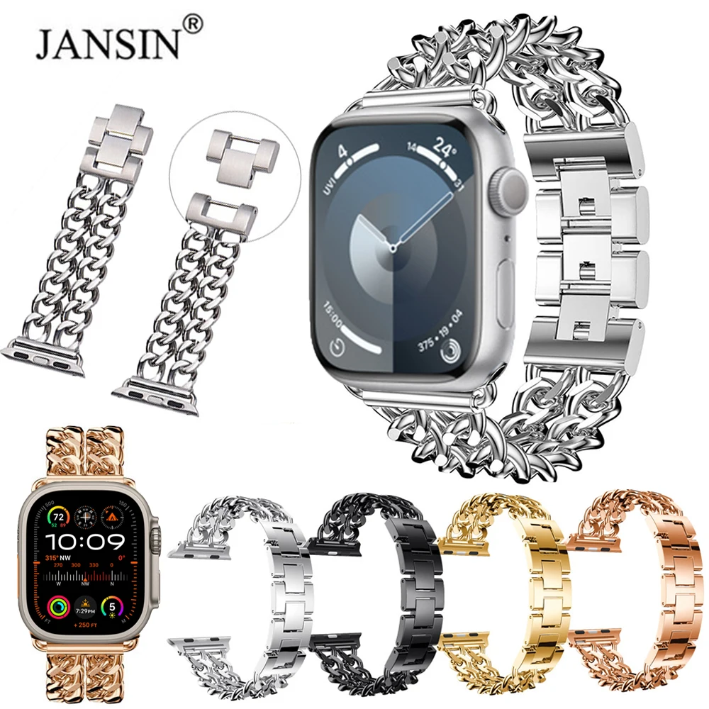 Ремешок для Apple Watch 10 9 8 7 Ремешок из нержавеющей стали 46 мм 45 мм 44 мм 42 мм 40 41 мм Браслет Металлический ремешок iWatch Ultra 2 49 мм Correa
Ремешок для Apple Watch 10 9 8 7 Ремешок из нержавеющей стали 46 мм 45 мм 44 мм 42 мм 40 41 мм Браслет Металлический ремешок iWatch Ultra 2 49 мм Correa