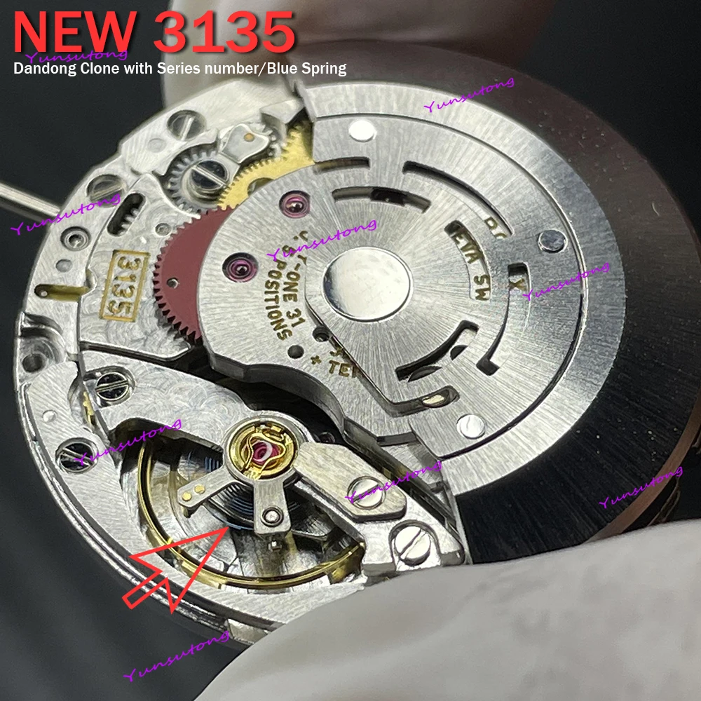 Верхняя чистая версия VS-3135, модификация механического механизма, замена механизма 3135, синяя пружина с гравировкой серийного номера
Верхняя чистая версия VS-3135, модификация механического механизма, замена механизма 3135, синяя пружина с гравировкой серийного номера
