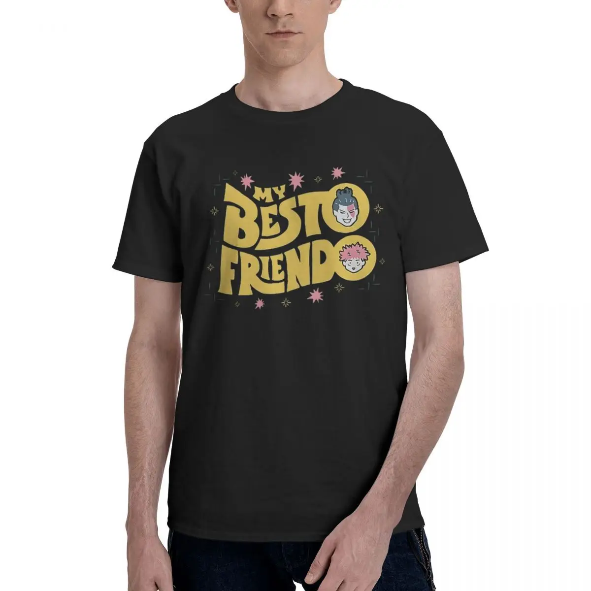 My Besto Friendo 100% Cotton Casual Breathable Confortable Tops Mens Designer Clothes Funny Shirt
My Besto Friendo 100% Cotton Casual Breathable Confortable Tops Mens Designer Clothes Funny Shirt