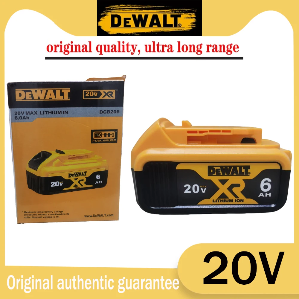 DEWALT genuine 20V, 6.0AH electric tool battery, DEWALT DCB200 DCB118 DCB115 fast charging lithium-ion battery,
DEWALT genuine 20V, 6.0AH electric tool battery, DEWALT DCB200 DCB118 DCB115 fast charging lithium-ion battery,