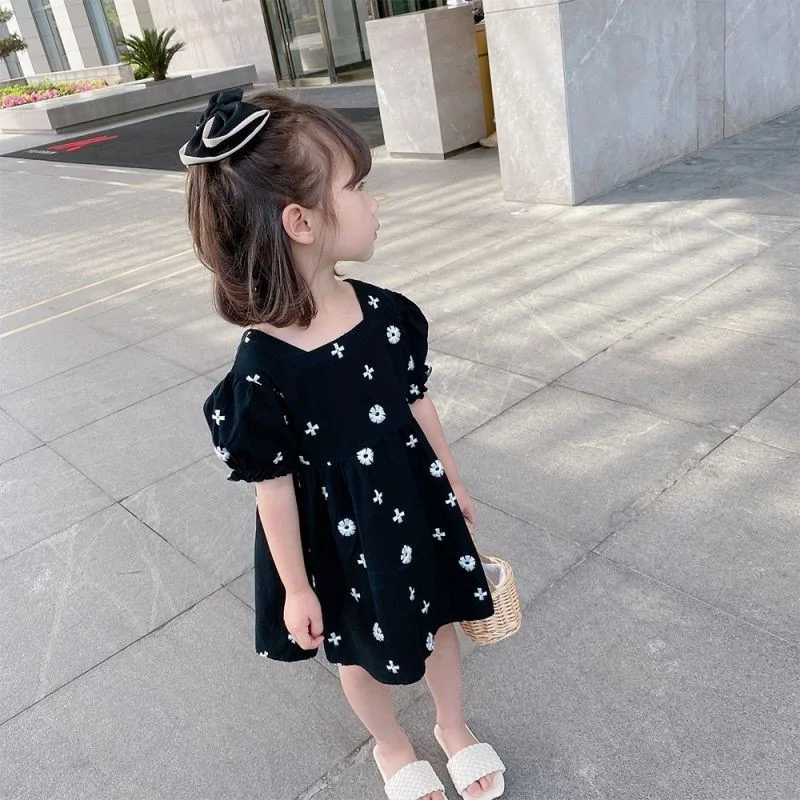 Girls' Short Sleeve Dress Baby Dress Summer Fashionable Internet Celebrity Cotton Dress Baby Dress Elegant Fashion
Girls' Short Sleeve Dress Baby Dress Summer Fashionable Internet Celebrity Cotton Dress Baby Dress Elegant Fashion