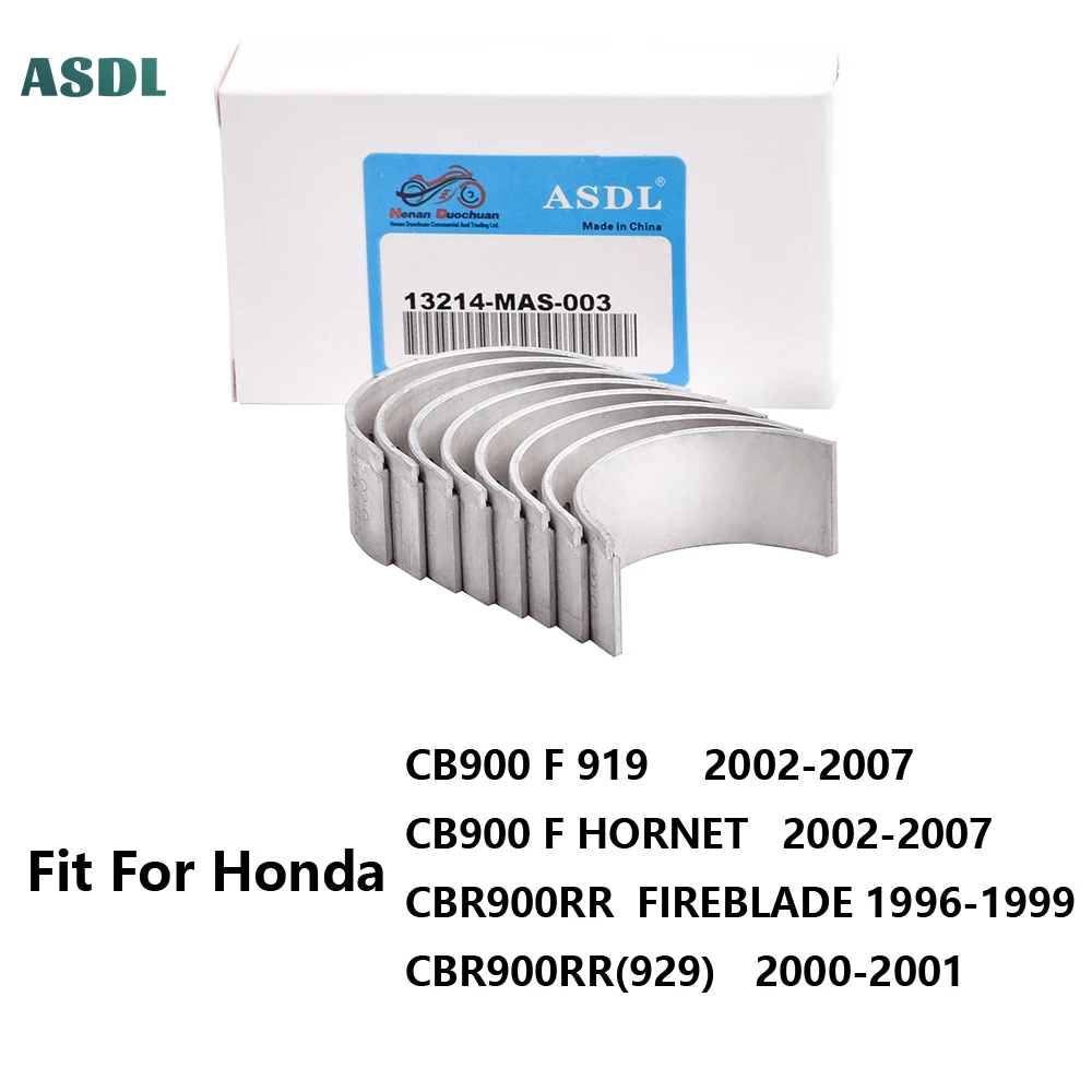 STD~ +100 Motorcycle Connecting Rod Bearing For HONDA CB900 F 919 HORNET 02-07 CBR900RR FIREBLADE 96-99 CBR900RR CBR929 00-01
STD~ +100 Motorcycle Connecting Rod Bearing For HONDA CB900 F 919 HORNET 02-07 CBR900RR FIREBLADE 96-99 CBR900RR CBR929 00-01