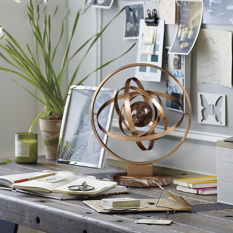 Modern Home Decor Furnishings Living Room Hotel Office Desktop Table Cross Wrapped Metal Marble Luxury Globe Ornaments
Modern Home Decor Furnishings Living Room Hotel Office Desktop Table Cross Wrapped Metal Marble Luxury Globe Ornaments