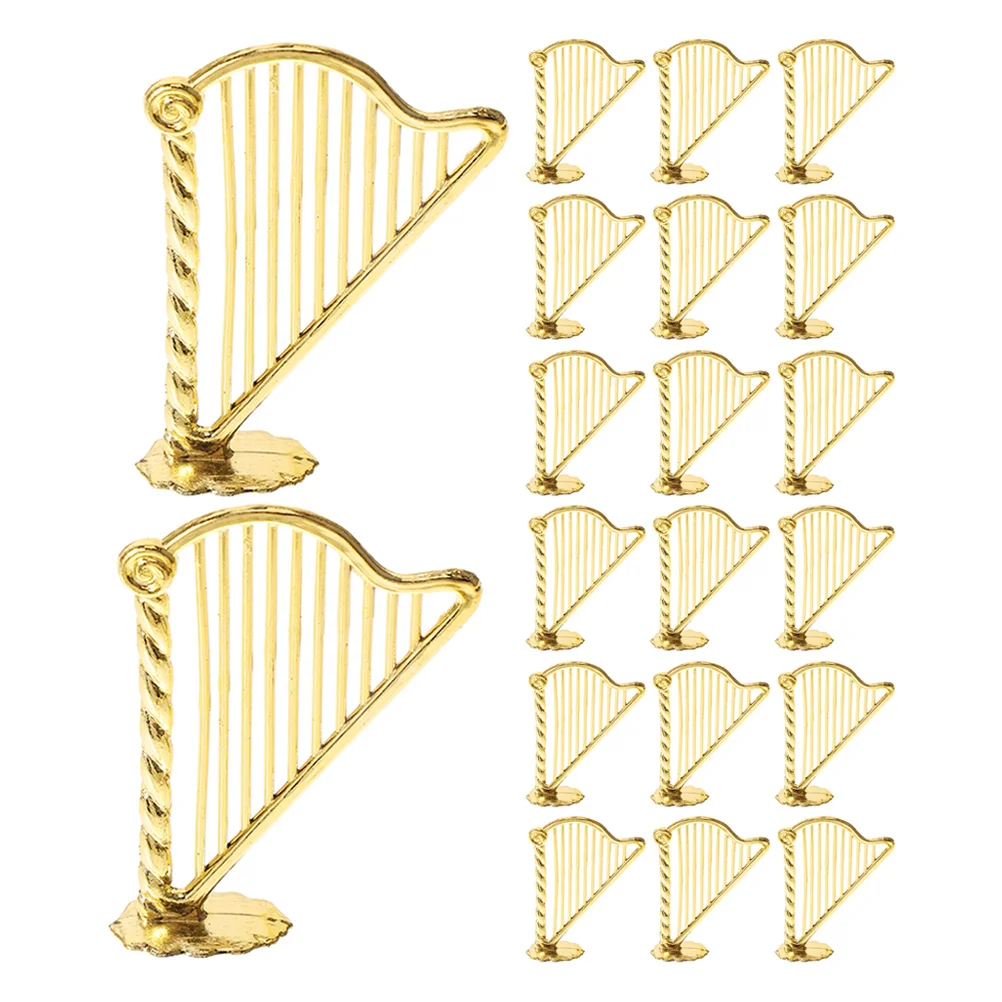 100Pcs Harp Jewelry Charm Mini Harp for DIY Crafts Musical Pendant Decoration Christmas Tree Ornament Small Music-Themed
100Pcs Harp Jewelry Charm Mini Harp for DIY Crafts Musical Pendant Decoration Christmas Tree Ornament Small Music-Themed