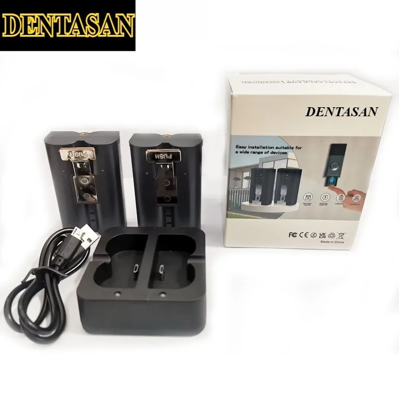 Suitable for Ring Doorbell Battery 6040mAh V4 Battery SM002 Visual Intercom Doorbell Battery Charger Set
Suitable for Ring Doorbell Battery 6040mAh V4 Battery SM002 Visual Intercom Doorbell Battery Charger Set