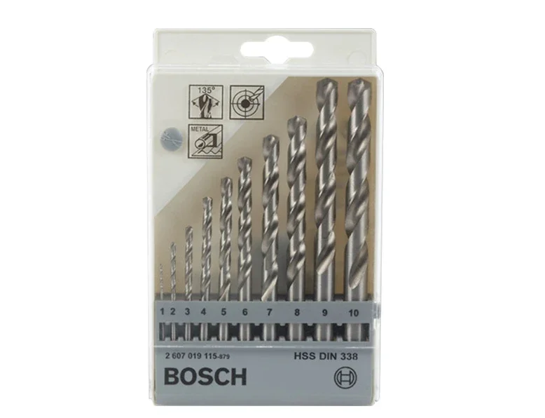 Спиральные сверлаЭлектрические ударные биты Металлические спиральные биты 10шт/19шт.
Спиральные сверлаЭлектрические ударные биты Металлические спиральные биты 10шт/19шт.