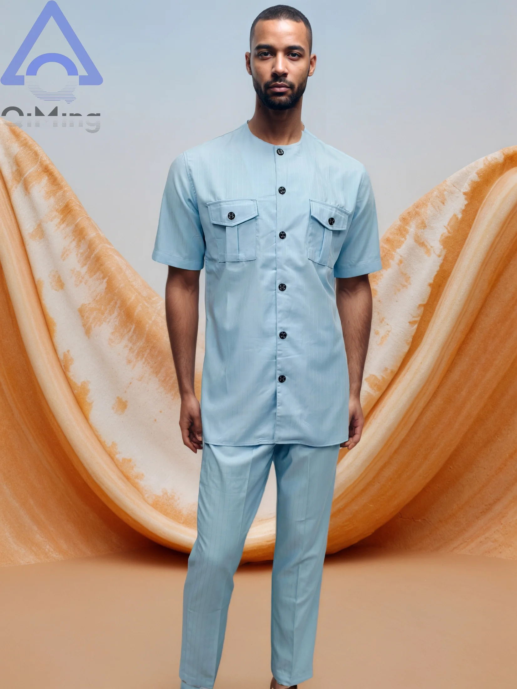 2Pcs Summer African Arab Male Muslim Prayer Eid Shirt Short Moroccan Modern Fashion 40% Cotton Islamic Saudi Dubai Qamis Man
2Pcs Summer African Arab Male Muslim Prayer Eid Shirt Short Moroccan Modern Fashion 40% Cotton Islamic Saudi Dubai Qamis Man