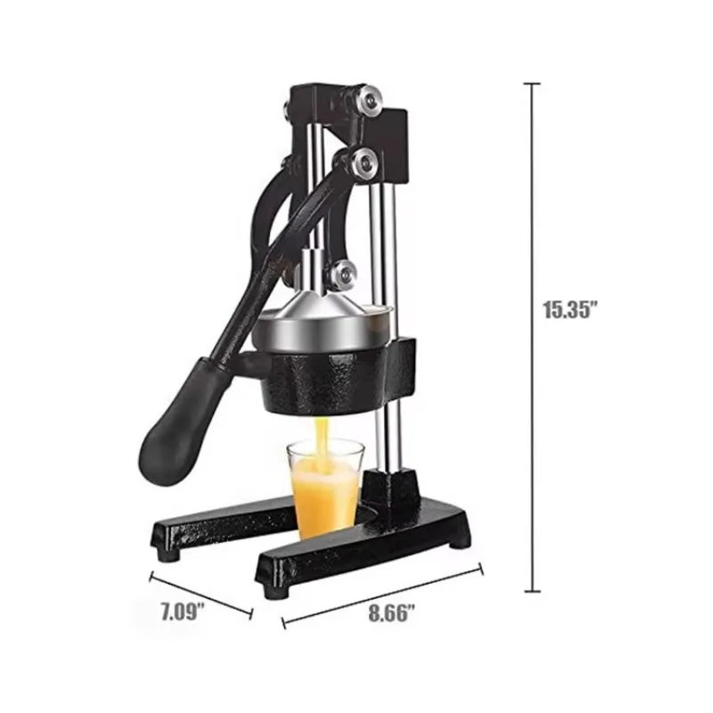 Commercial Citrus Orange Fruit Juice Maker Manual Hand Cold Press Juicer Extractor Machine
Commercial Citrus Orange Fruit Juice Maker Manual Hand Cold Press Juicer Extractor Machine