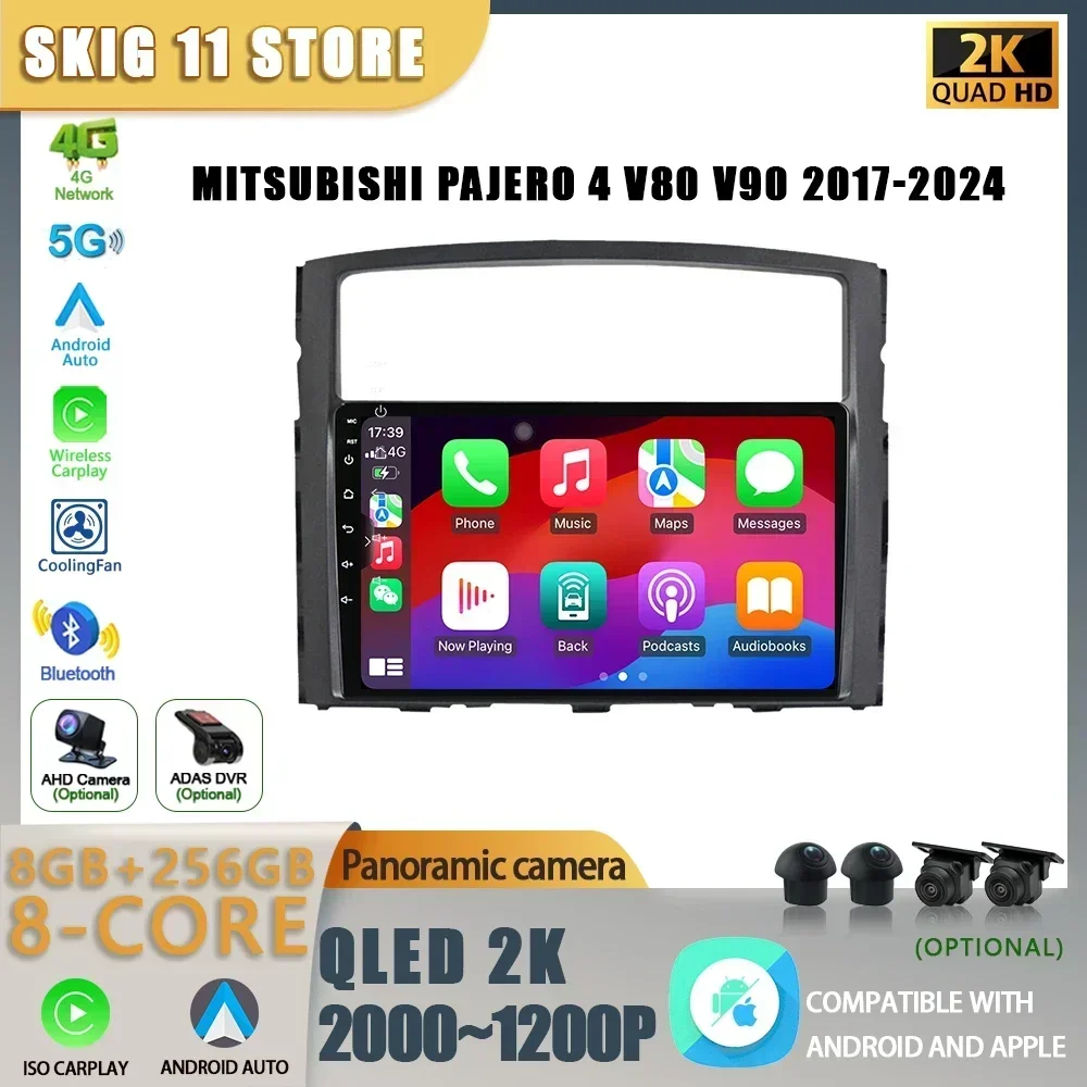 For Mitsubishi Pajero 4 V80 V90 2017-2024 Multimedia Car Navigation Stereo Radio 2 Din Screen
For Mitsubishi Pajero 4 V80 V90 2017-2024 Multimedia Car Navigation Stereo Radio 2 Din Screen
