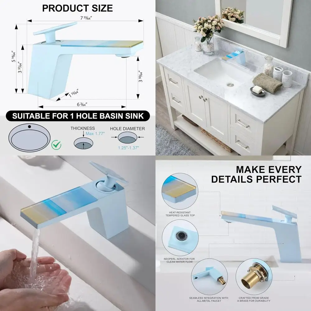 Современный латунный смеситель для ванной комнаты с одним отверстием и одной ручкой, смеситель премиум-класса для раковин, включая шланг подачи воды
Современный латунный смеситель для ванной комнаты с одним отверстием и одной ручкой, смеситель премиум-класса для раковин, включая шланг подачи воды