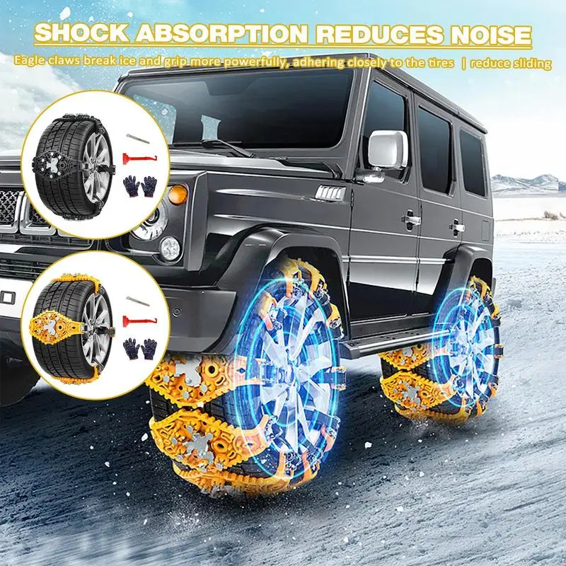 Car Wheel Chain For Snow 4Pcs Automotive Safety TractionChains Tire Emergency Double Grooves AntiSkid Chains Automotive Supplies
Car Wheel Chain For Snow 4Pcs Automotive Safety TractionChains Tire Emergency Double Grooves AntiSkid Chains Automotive Supplies