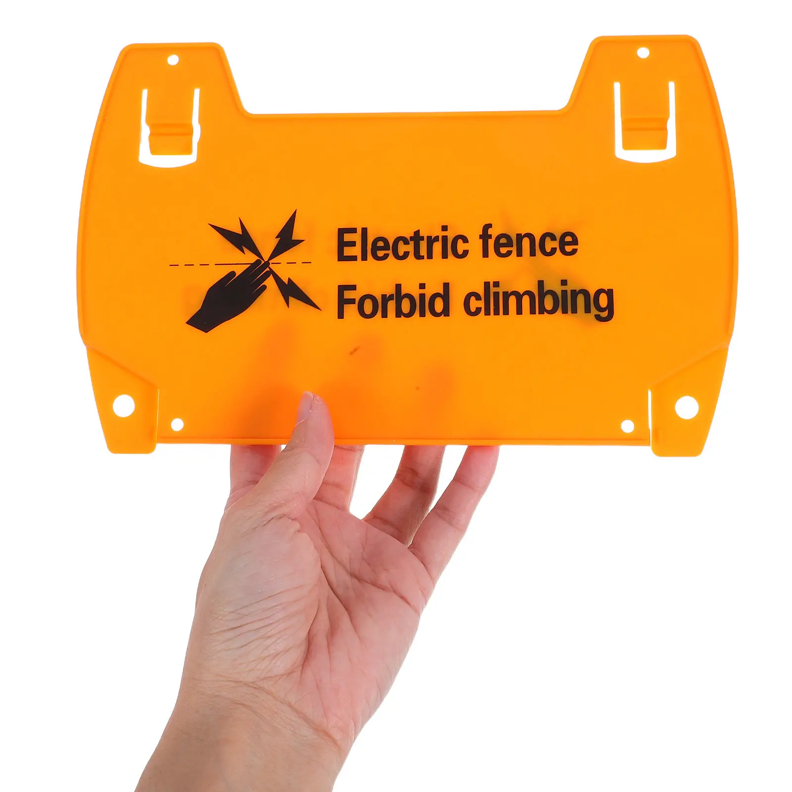 6Pcs Electric Fence Hazard Sign Weatherproof Plastic No Climbing Beware Warning Sign for Electric Fences Home Security Yard
6Pcs Electric Fence Hazard Sign Weatherproof Plastic No Climbing Beware Warning Sign for Electric Fences Home Security Yard