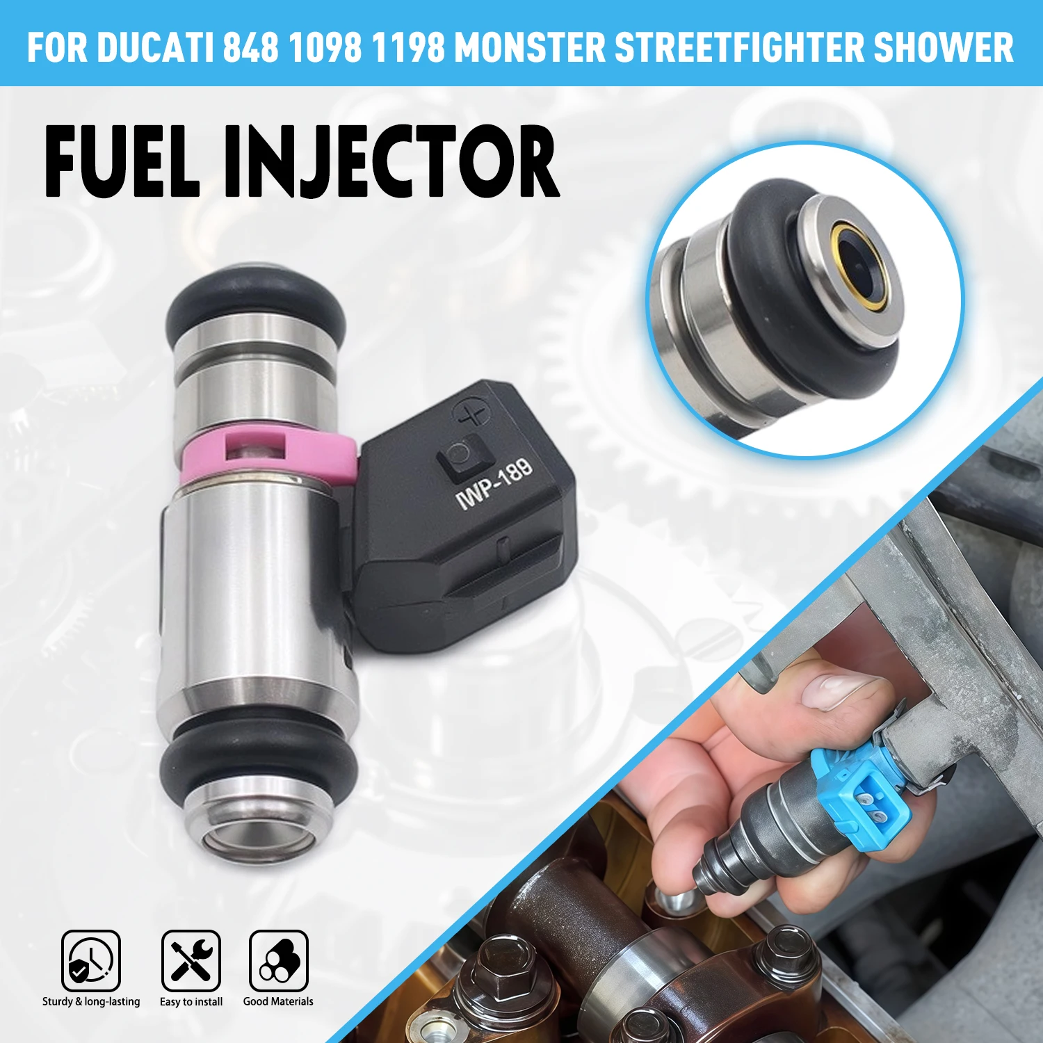 FUEL INJECTOR For DUCATI 848 1098 1198 Throttle body MONSTER STREETFIGHTER SHOWER IWP189 28040161A 27400001 Motorcycle
FUEL INJECTOR For DUCATI 848 1098 1198 Throttle body MONSTER STREETFIGHTER SHOWER IWP189 28040161A 27400001 Motorcycle