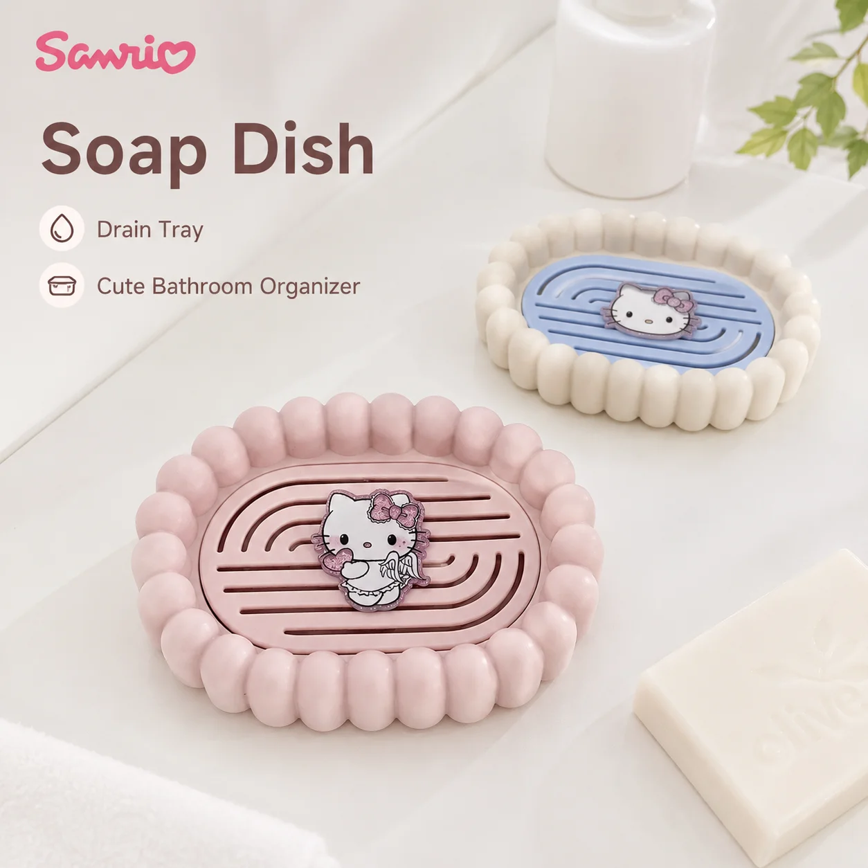 Anime Sanrio Cute Bathroom Decor Hello Kitty Kawaii Soap Box Cartoon Soap Holder Daily Home Use Organizer Gift For Girls student
Anime Sanrio Cute Bathroom Decor Hello Kitty Kawaii Soap Box Cartoon Soap Holder Daily Home Use Organizer Gift For Girls student