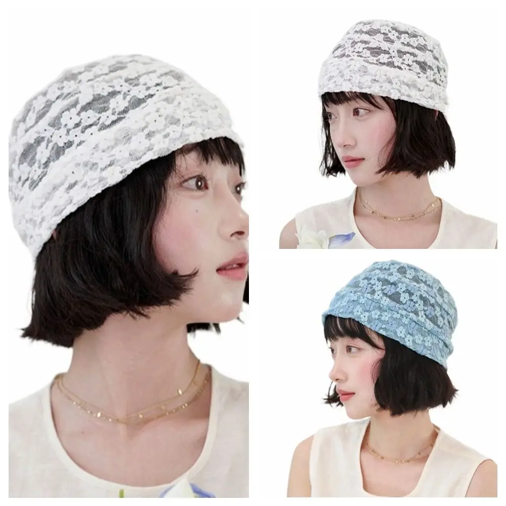 Sweet Flower Lace Pullover Hat Thin Hollow Beanies Hat Mesh Pile Cap Sunscreen Cap Spring and Summer
Sweet Flower Lace Pullover Hat Thin Hollow Beanies Hat Mesh Pile Cap Sunscreen Cap Spring and Summer