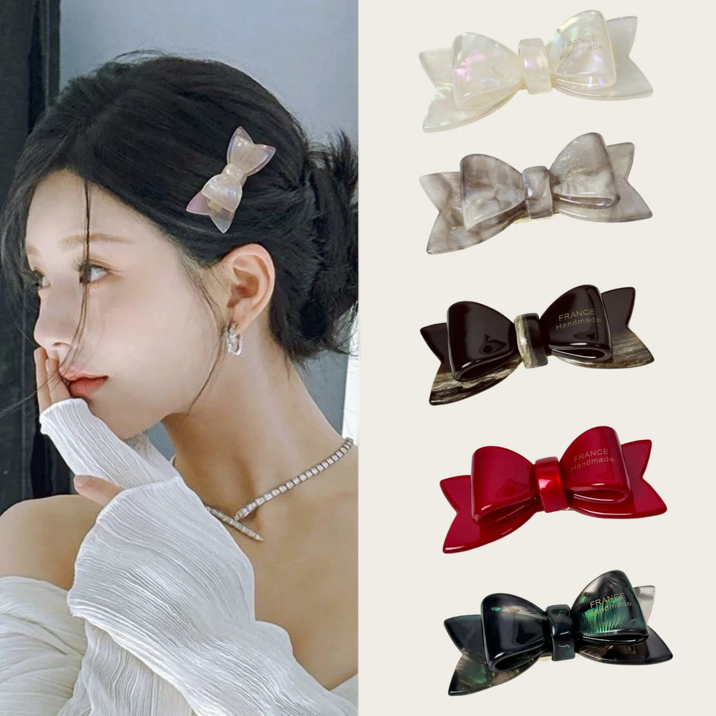 Dowell Fashion Gold Label Three-Dimensional Bow Acetate Hairpin Delicate Women's Hair Accessory
Dowell Fashion Gold Label Three-Dimensional Bow Acetate Hairpin Delicate Women's Hair Accessory