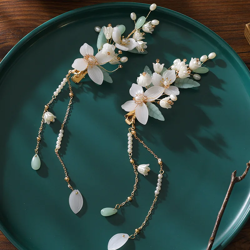 Headwear New Glass Ancient Style Hair Accessories Hair Clip Girl Tassel Step Shake Hair Accessories for Women
Headwear New Glass Ancient Style Hair Accessories Hair Clip Girl Tassel Step Shake Hair Accessories for Women