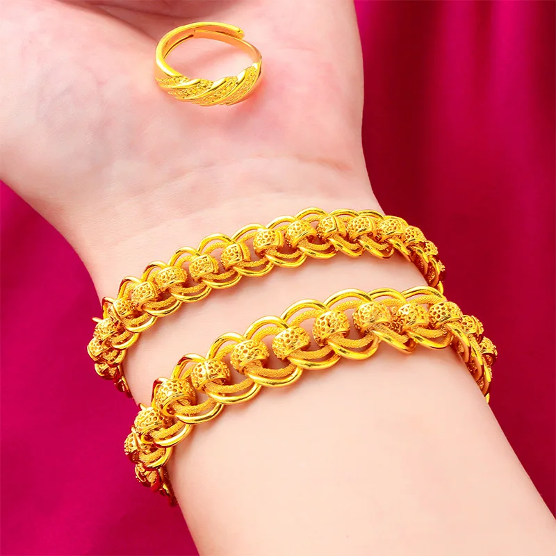 Extra Bold Wide Men's Watch Chain, 24K Gold AU999 | Filigree dragon scale chain with jade beads, refined elegance for gatherings
Extra Bold Wide Men's Watch Chain, 24K Gold AU999 | Filigree dragon scale chain with jade beads, refined elegance for gatherings