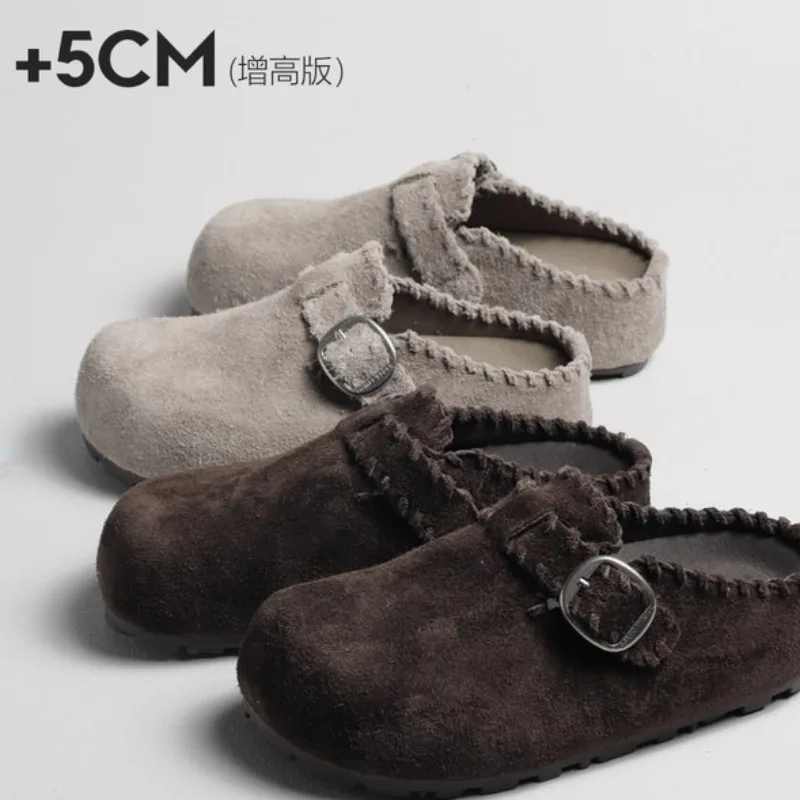 New Women's Shoes Fashion Retro Platform Mueller Slippers for Woman Comfortable Baotou Casual Shoes Designer Shoes Zapatos Mujer
New Women's Shoes Fashion Retro Platform Mueller Slippers for Woman Comfortable Baotou Casual Shoes Designer Shoes Zapatos Mujer