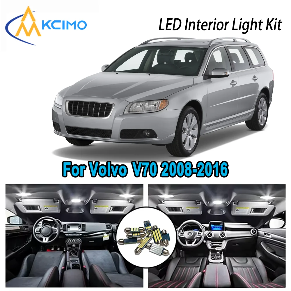 High-Quality LED Interior Kit for Volvo V70 2008-2016 2009 2010 2011 2012 Premium Error-Free Dome Map Trunk Automotive Lamps
High-Quality LED Interior Kit for Volvo V70 2008-2016 2009 2010 2011 2012 Premium Error-Free Dome Map Trunk Automotive Lamps