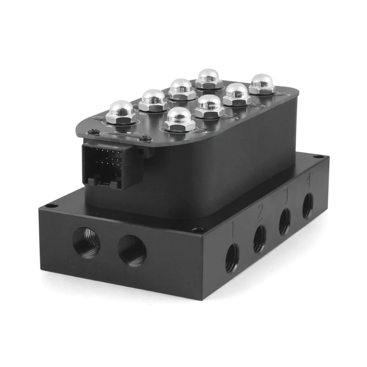 Air Ride Suspension Manifold Valve Solenoid Valve 1/4 1/8Inch NPT Fast Air Bag Control Fbss VU4 (0-300Psi)
Air Ride Suspension Manifold Valve Solenoid Valve 1/4 1/8Inch NPT Fast Air Bag Control Fbss VU4 (0-300Psi)