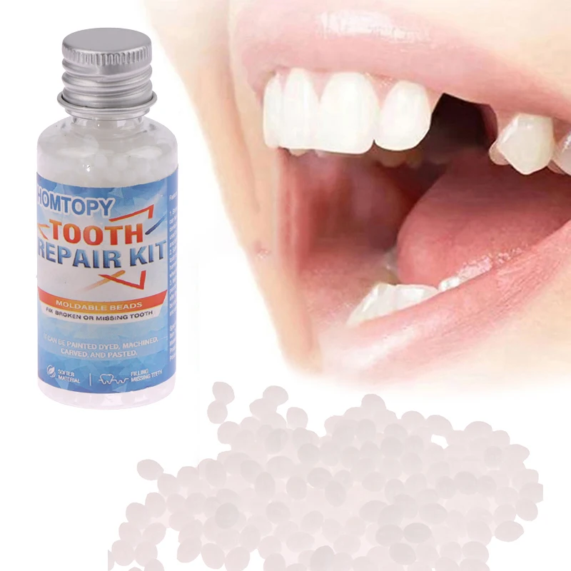 30ml Resin Tooth Repair Glue Shapeable Teeth Gaps Filling Solid Temporary Teeth Repair False Teeth Glue Safety Dental Supplies
30ml Resin Tooth Repair Glue Shapeable Teeth Gaps Filling Solid Temporary Teeth Repair False Teeth Glue Safety Dental Supplies