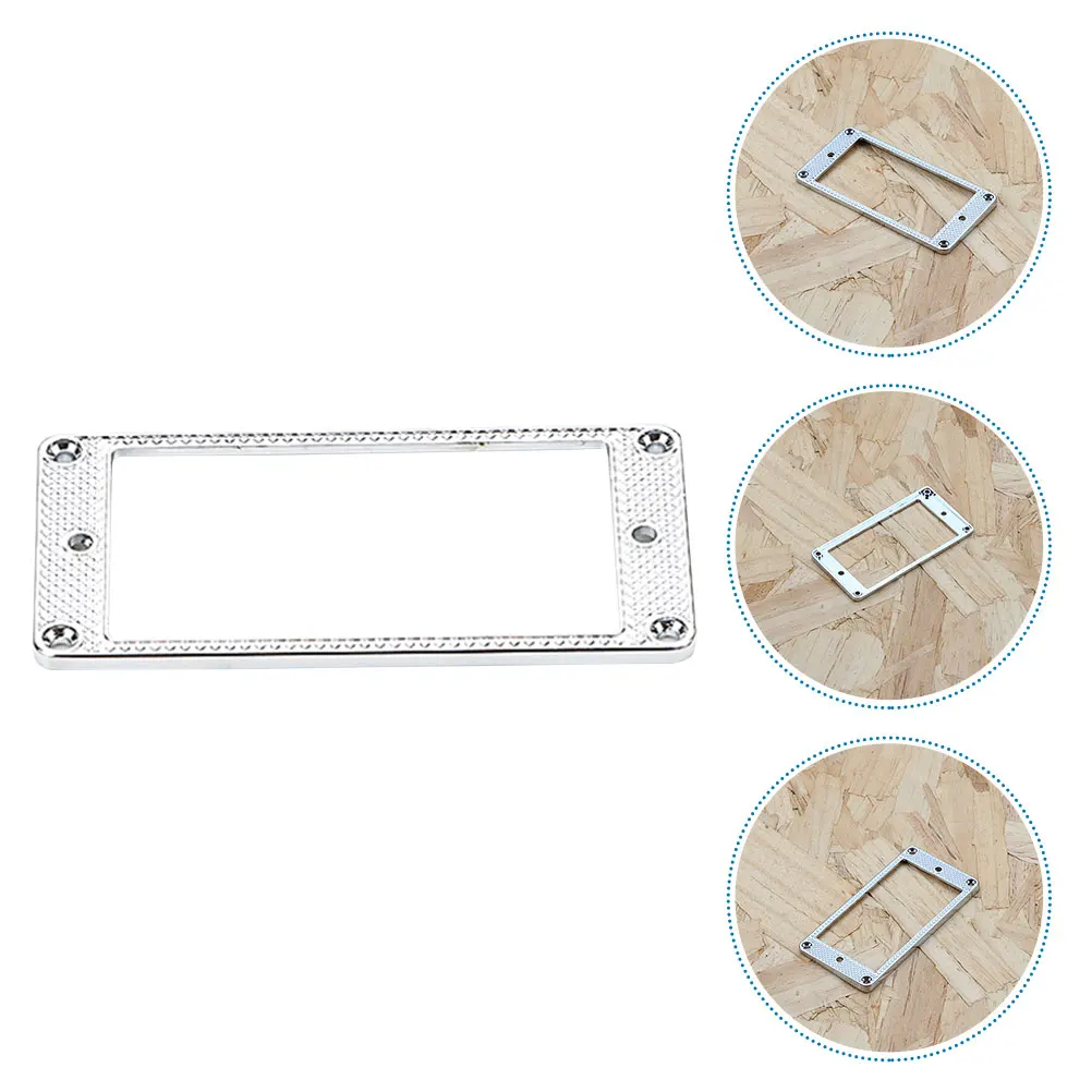 Guitar Pickup Frame Silver Zinc Alloy Lasting Replacement Part for Electric Guitars Lightweight No Burden Gb301g 
Guitar Pickup Frame Silver Zinc Alloy Lasting Replacement Part for Electric Guitars Lightweight No Burden Gb301g