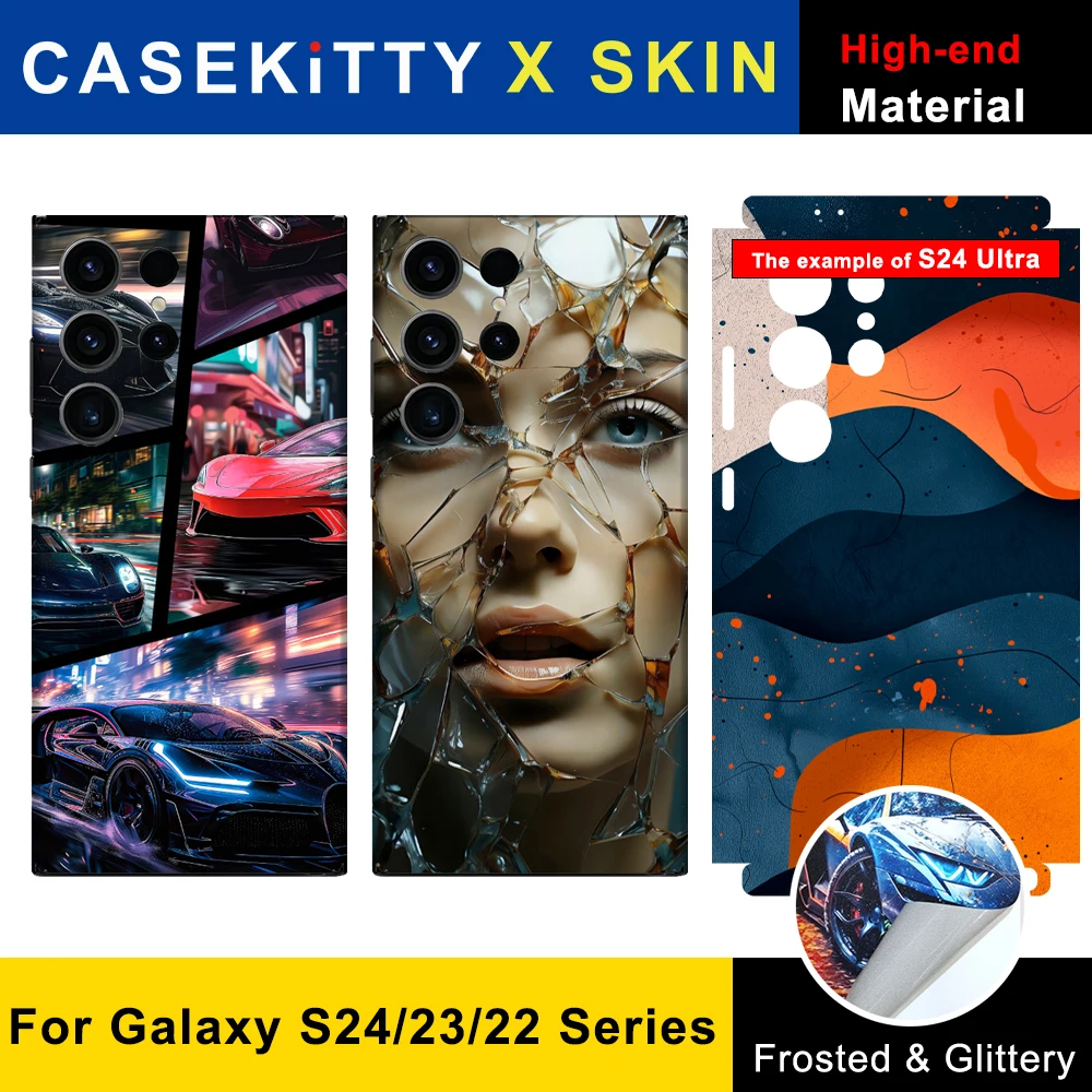CASEKiTTY Sticker For Samsung Galaxy S24 Ultra Skin Wrap 23 Back Film 22 Plus Protective Decal Matte Side Frame Screen Protector
CASEKiTTY Sticker For Samsung Galaxy S24 Ultra Skin Wrap 23 Back Film 22 Plus Protective Decal Matte Side Frame Screen Protector