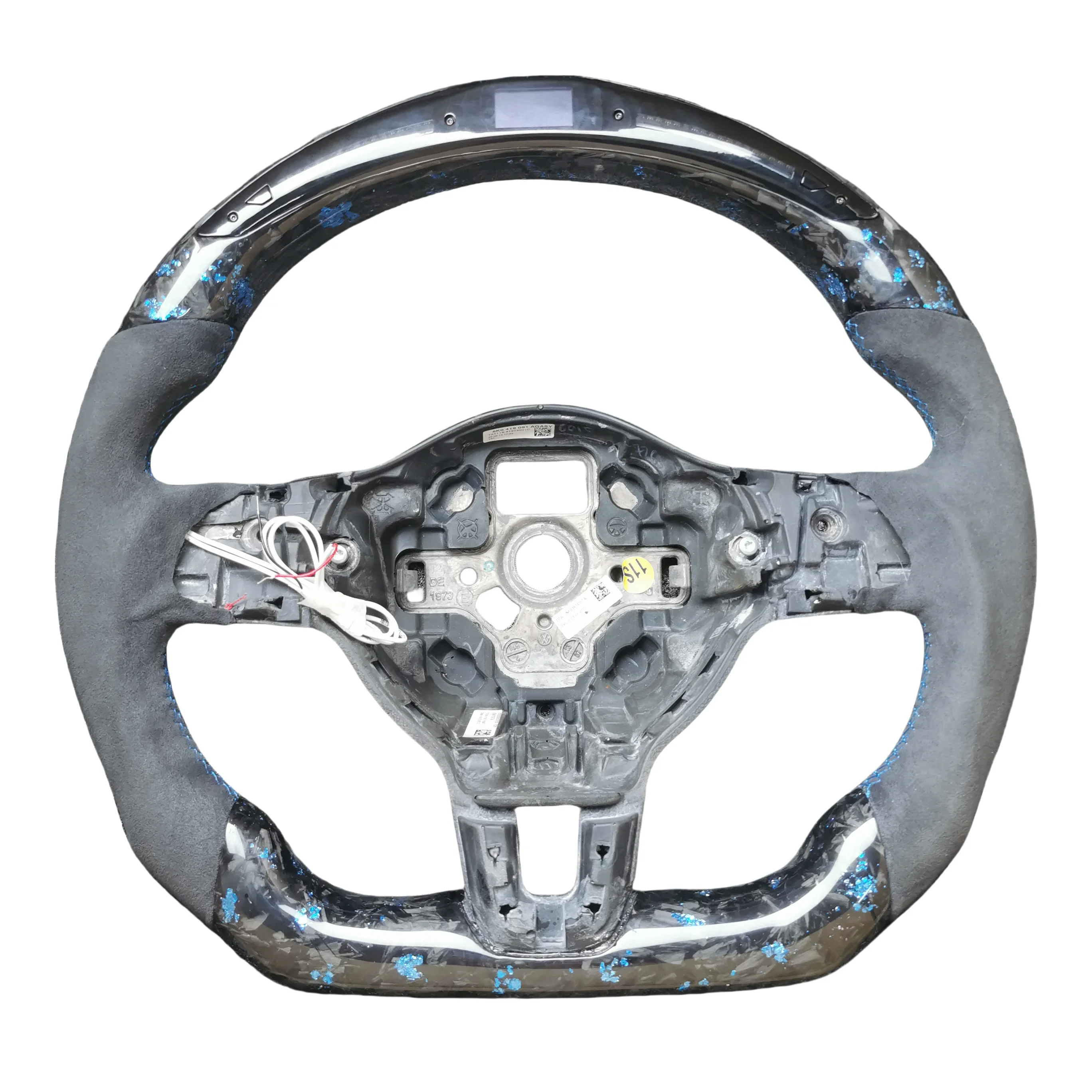 China Brand for VW Golf 7 GTI Golf 8 Carbon Fiber LED Touchscreen Steering Wheel with Start Button Driving Mode Performance
China Brand for VW Golf 7 GTI Golf 8 Carbon Fiber LED Touchscreen Steering Wheel with Start Button Driving Mode Performance