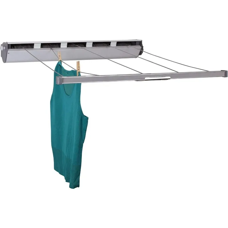 17145-1 Aluminum Retractable Clothesline 5-Line Dryer | Indoor or Outdoor Use | Hang Wet or Dry Laundry, Bl
17145-1 Aluminum Retractable Clothesline 5-Line Dryer | Indoor or Outdoor Use | Hang Wet or Dry Laundry, Bl