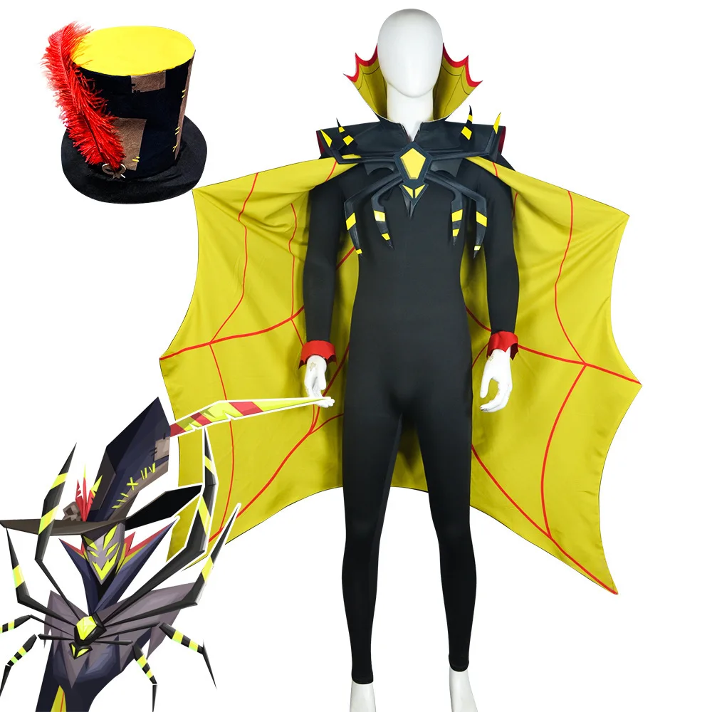 Hazbin Hotel Zestial Sinner Overlord Cosplay Full Set with Cloak Accessories Unisex Halloween Comic Con Stage Performance Outfit
Hazbin Hotel Zestial Sinner Overlord Cosplay Full Set with Cloak Accessories Unisex Halloween Comic Con Stage Performance Outfit