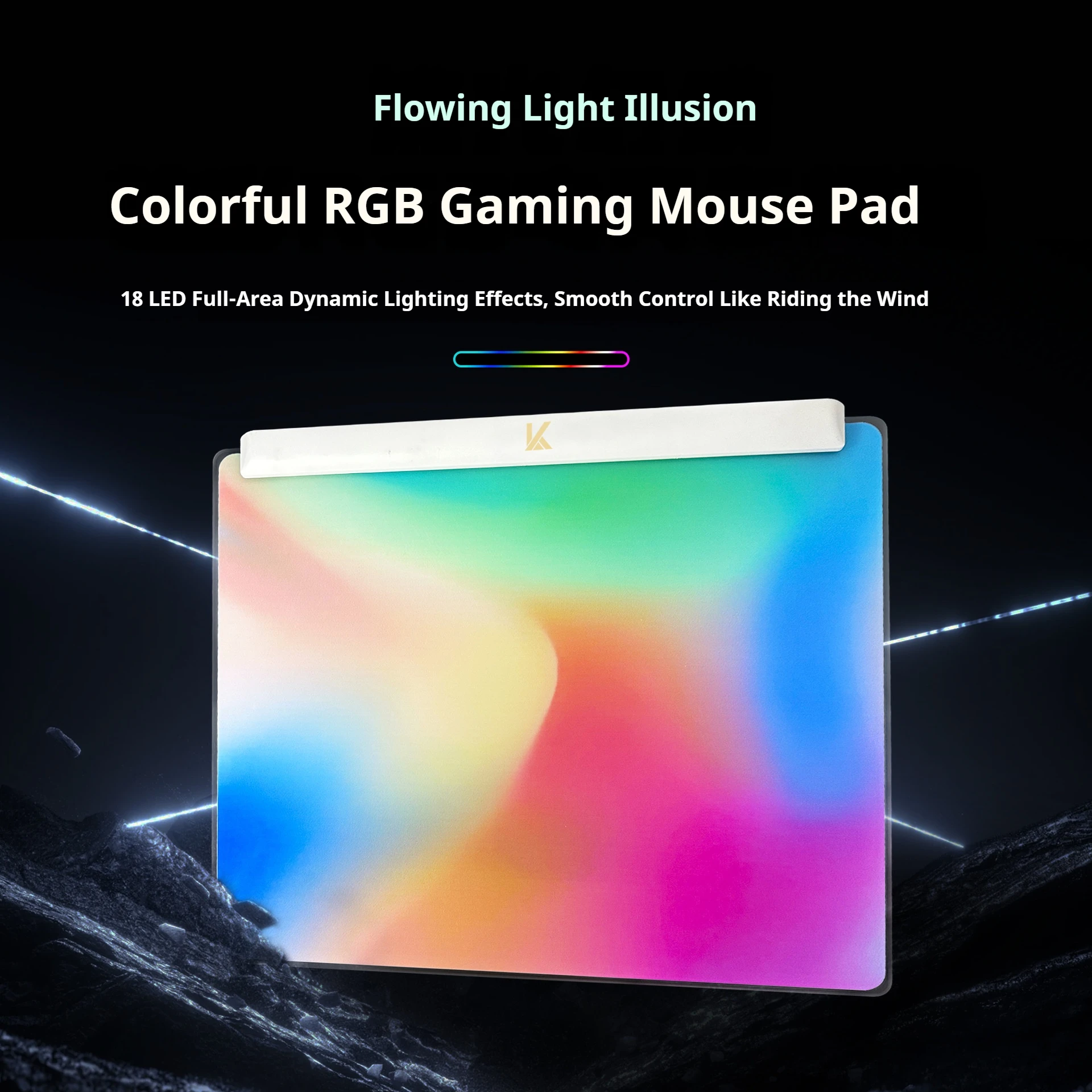 RGB светящийся матовый стеклянный коврик для мыши для FPS игровой коврик для мыши с атмосферой киберспорта
RGB светящийся матовый стеклянный коврик для мыши для FPS игровой коврик для мыши с атмосферой киберспорта